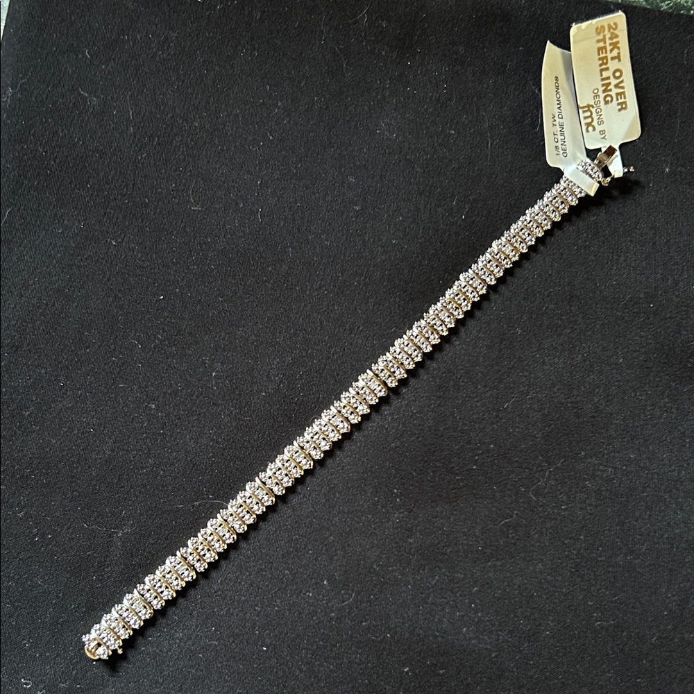 Dazzling Silver-Plated Bracelet